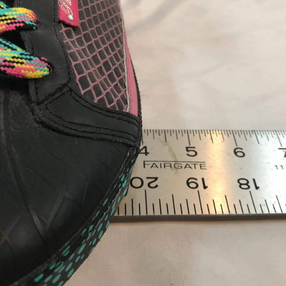 2001 Colorful Pastry Run‎ Fab Boot Shell Toe Sneaker Womens US 10 EU 40.5 UK 8